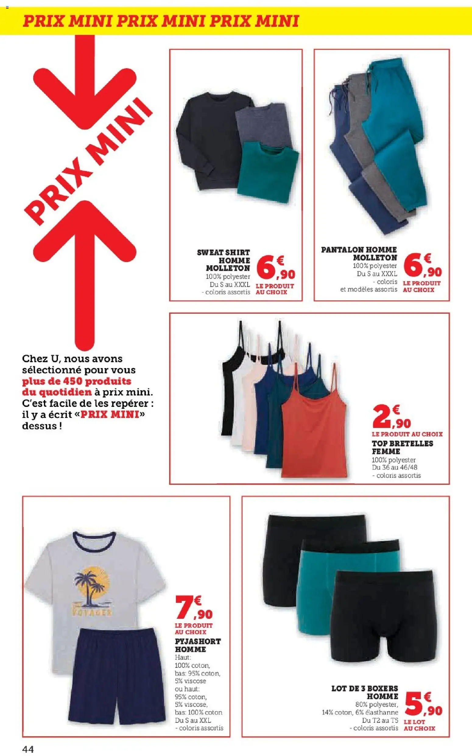 {H1} | Page: 44 | Produits: Coton, Pantalon