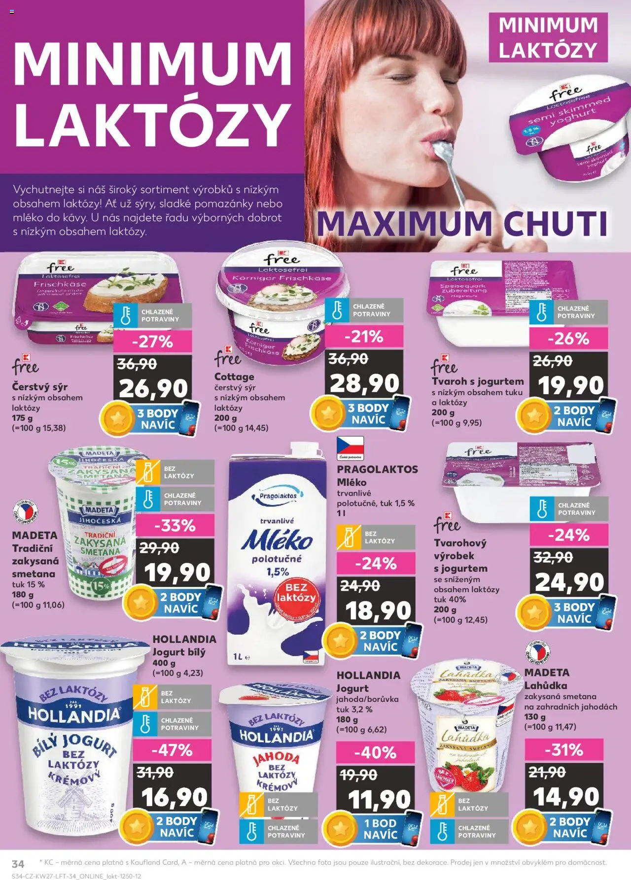 Kaufland leták od 02.07.2025 | Strana: 34 | Produkty: Mléko, Smetana, Body, Cottage