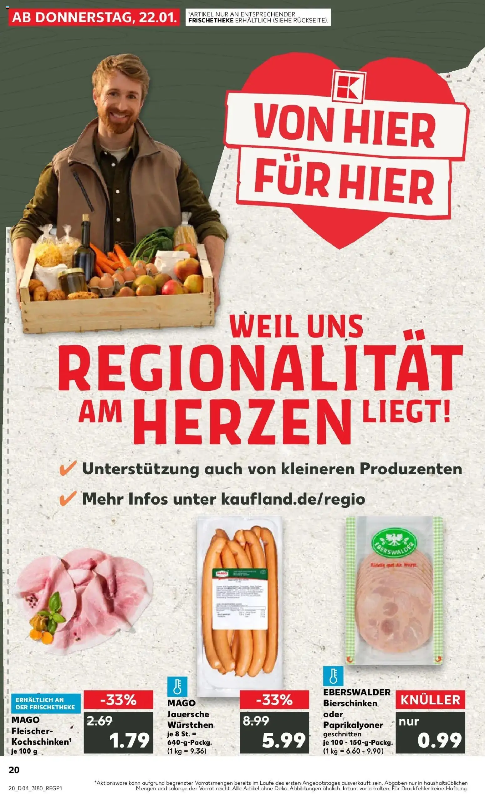 Prospekt Kaufland ab 25.01.2026 » Angebote Online zum Blättern | Seite: 20