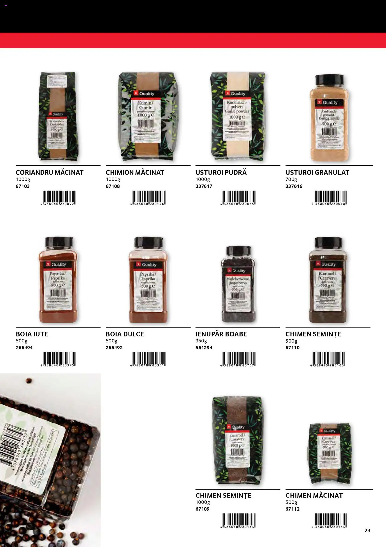 Noul catalog Selgros – valabil de la 30.01.2026 | Pagină: 23 | Produse: Pudră, Semințe, Usturoi