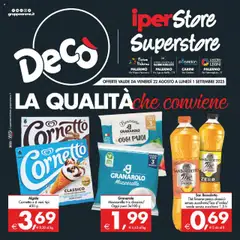Anteprima del volantino Decò iperStore, Superstore - Palermo catalogo valido a partire dal 22.08.2025