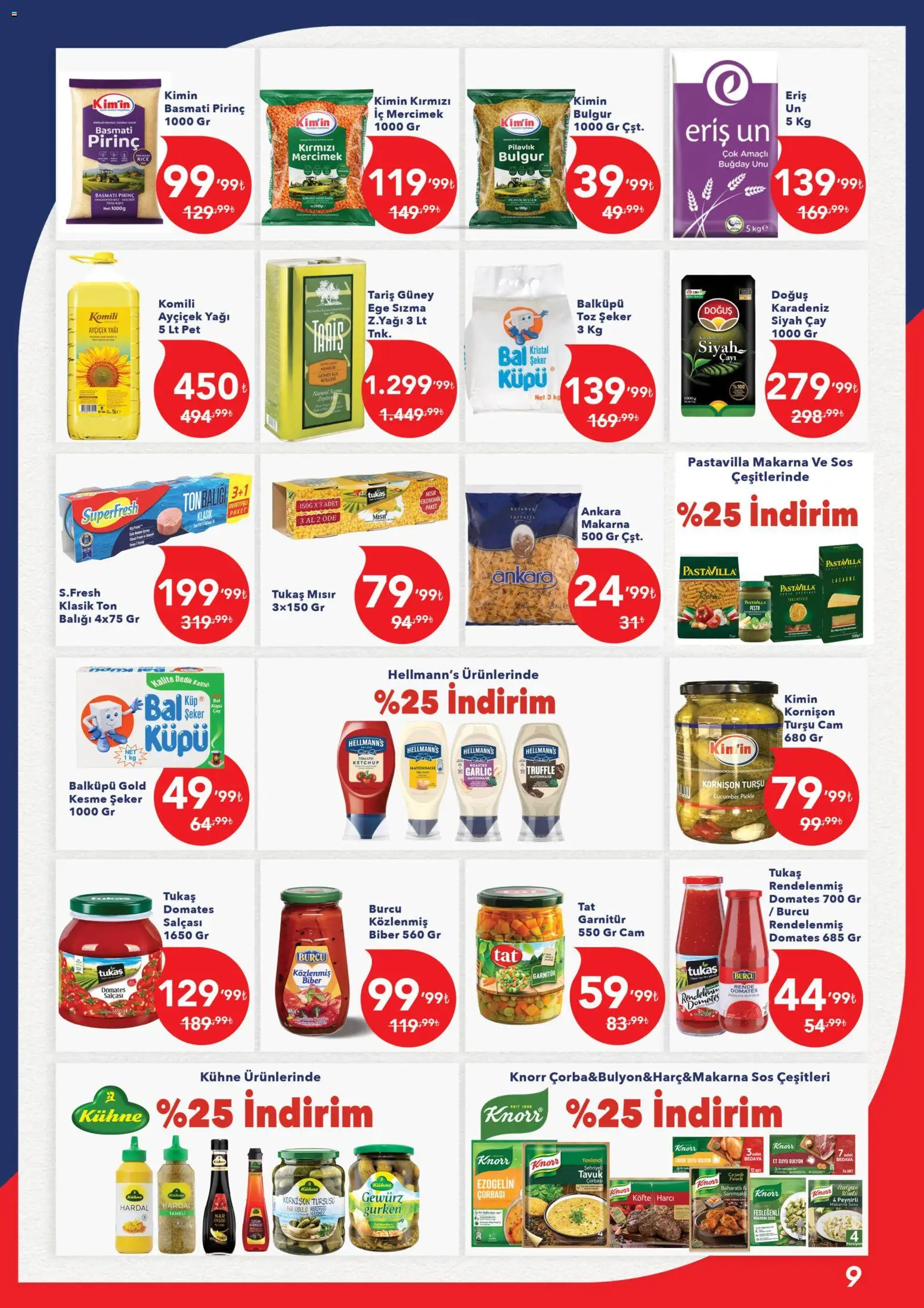 Kim Market Katalog - Ege Insert - 14.03.2026 tarihinden itibaren geçerlidir | Sayfa: 9 | Ürünler: Rende, Çay, Makarna sosu, Klementiinit