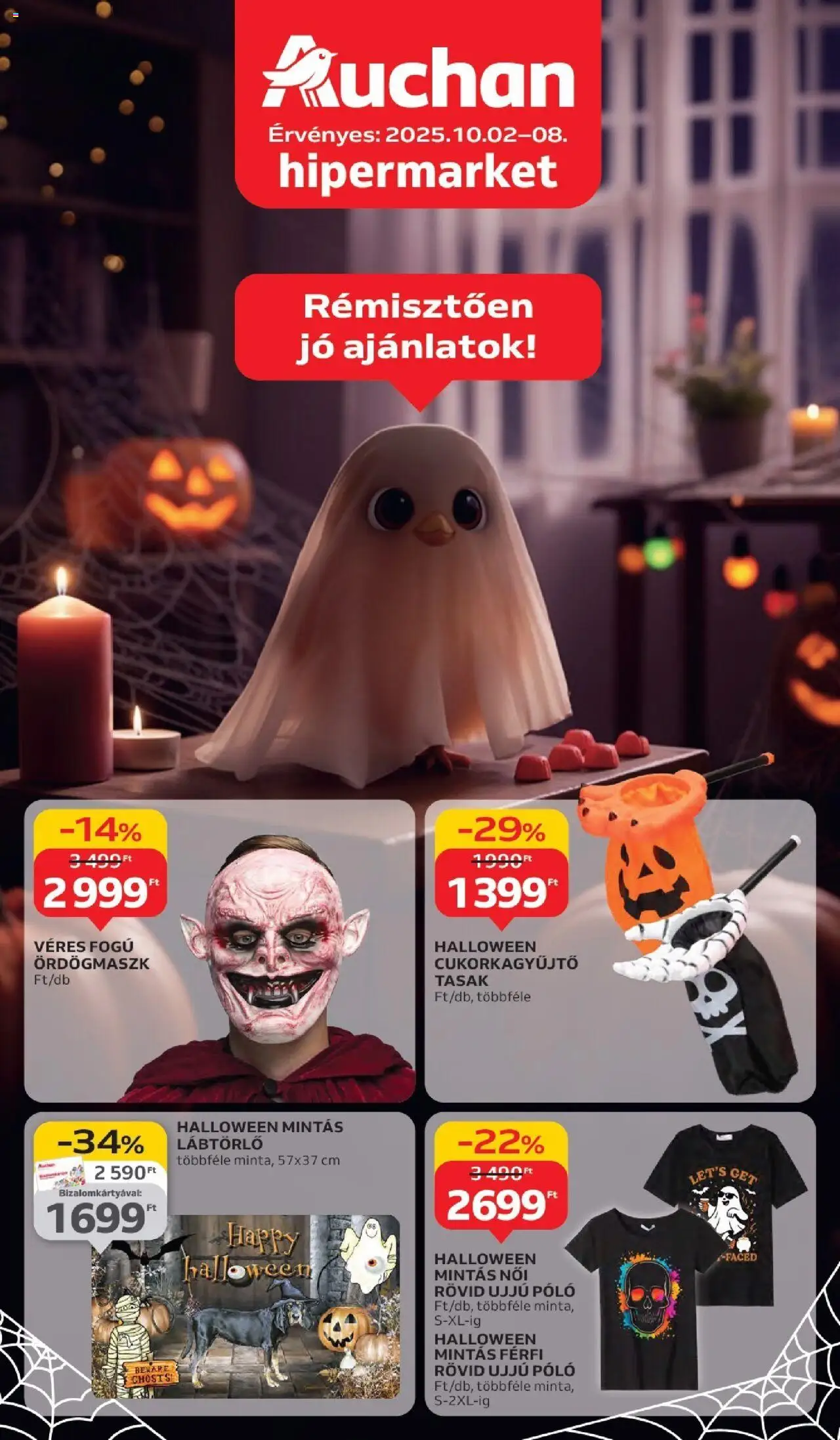 Auchan akciós ujság - amely érvényes a következő dátumtól: 02.10.2025 | Oldal: 1 | Termékek: Lábtörlő