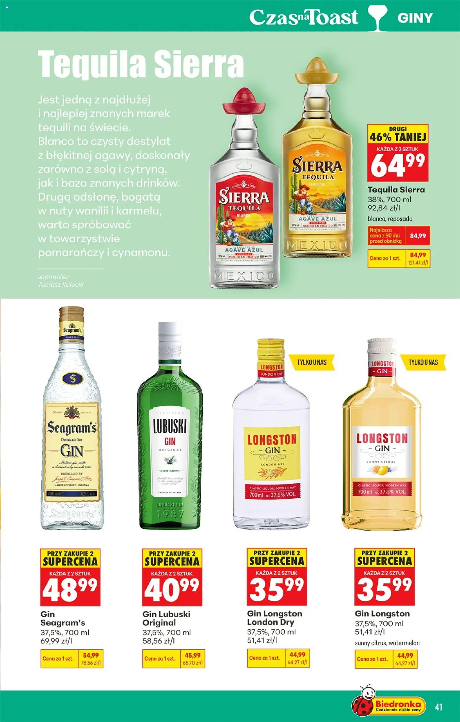 Biedronka gazetka - Czas na toast od 20.04.2026 | Strona: 41