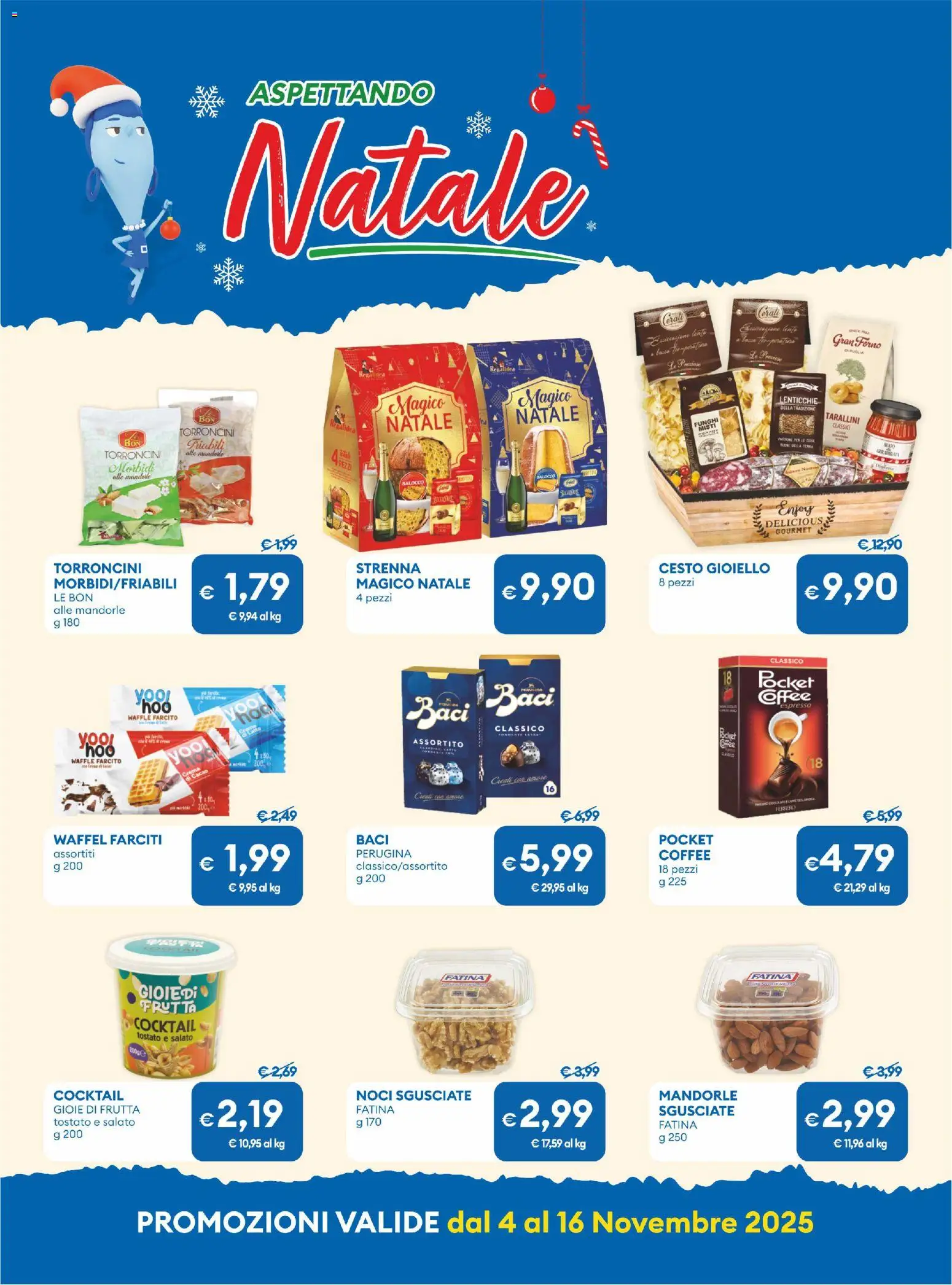 Volantino MD Discount del 04.11.2025 | Pagina: 14 | Prodotti: Crema, Lenticchie, Mandorle, Torroncini