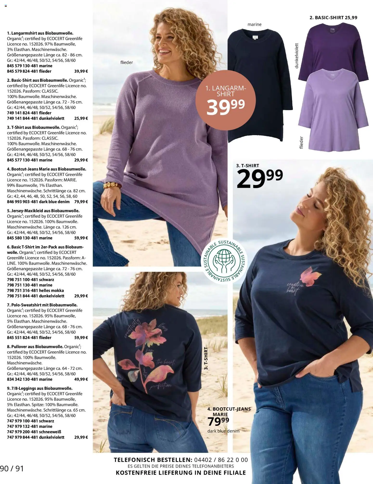 Ulla Popken Prospekt 	 – gültig ab 01.01.2026 | Seite: 90 | Produkte: Shirt, Langarmshirt, Pullover