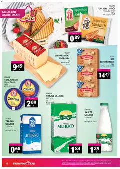 Katalog Trgovina Krk - Pregled kataloga iz trgovine Trgovina Krk, vrijedi od 16.01.2026 | Stranica: 10 | Proizvodi: Vindija, Mlijeko, Sir, Trajno mlijeko