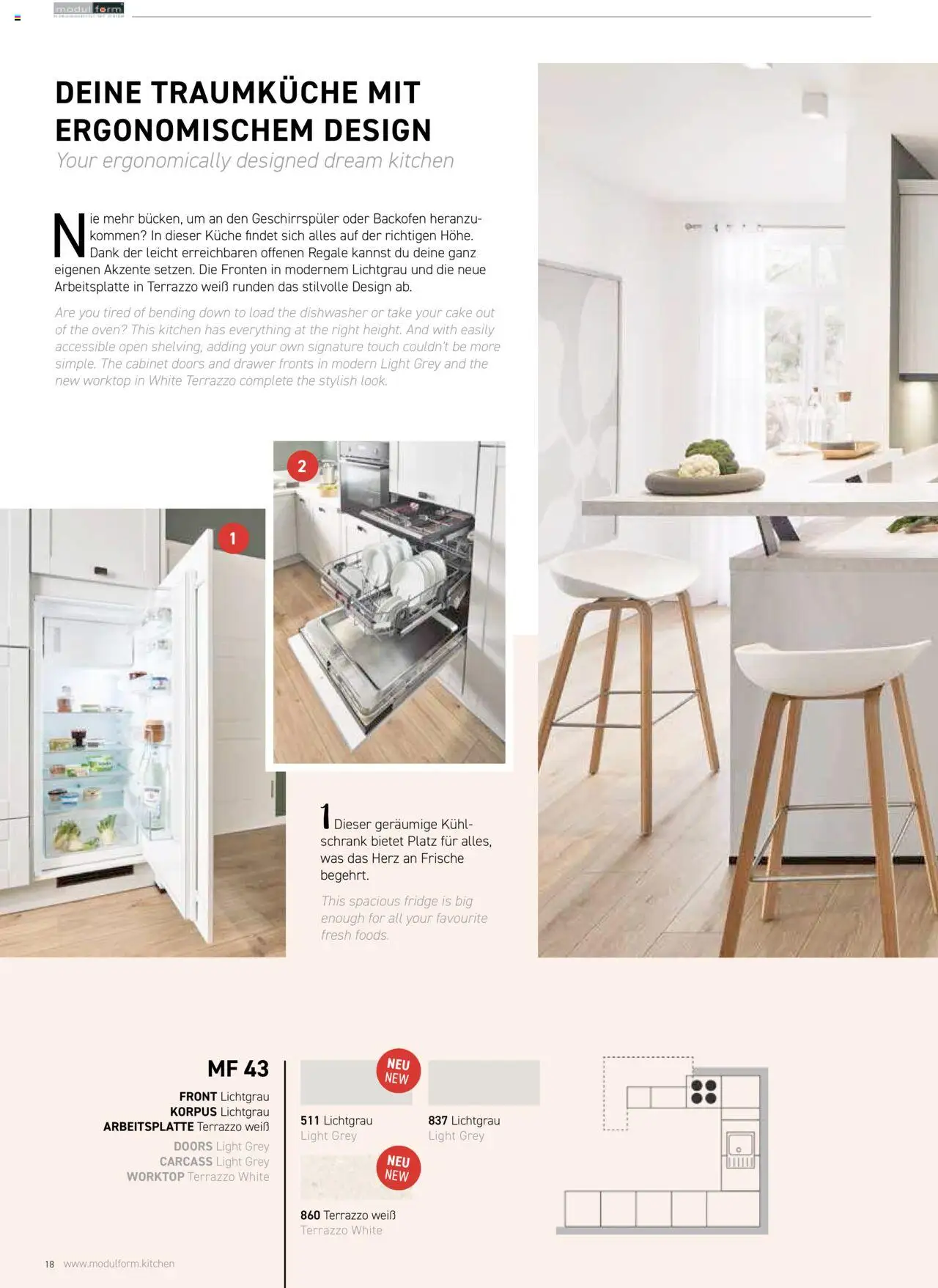 Ostermann Modulform Küchenprospekt  – gültig ab 26.05.2025 | Seite: 18 | Produkte: Geschirrspüler, Schrank, Küche, Backofen