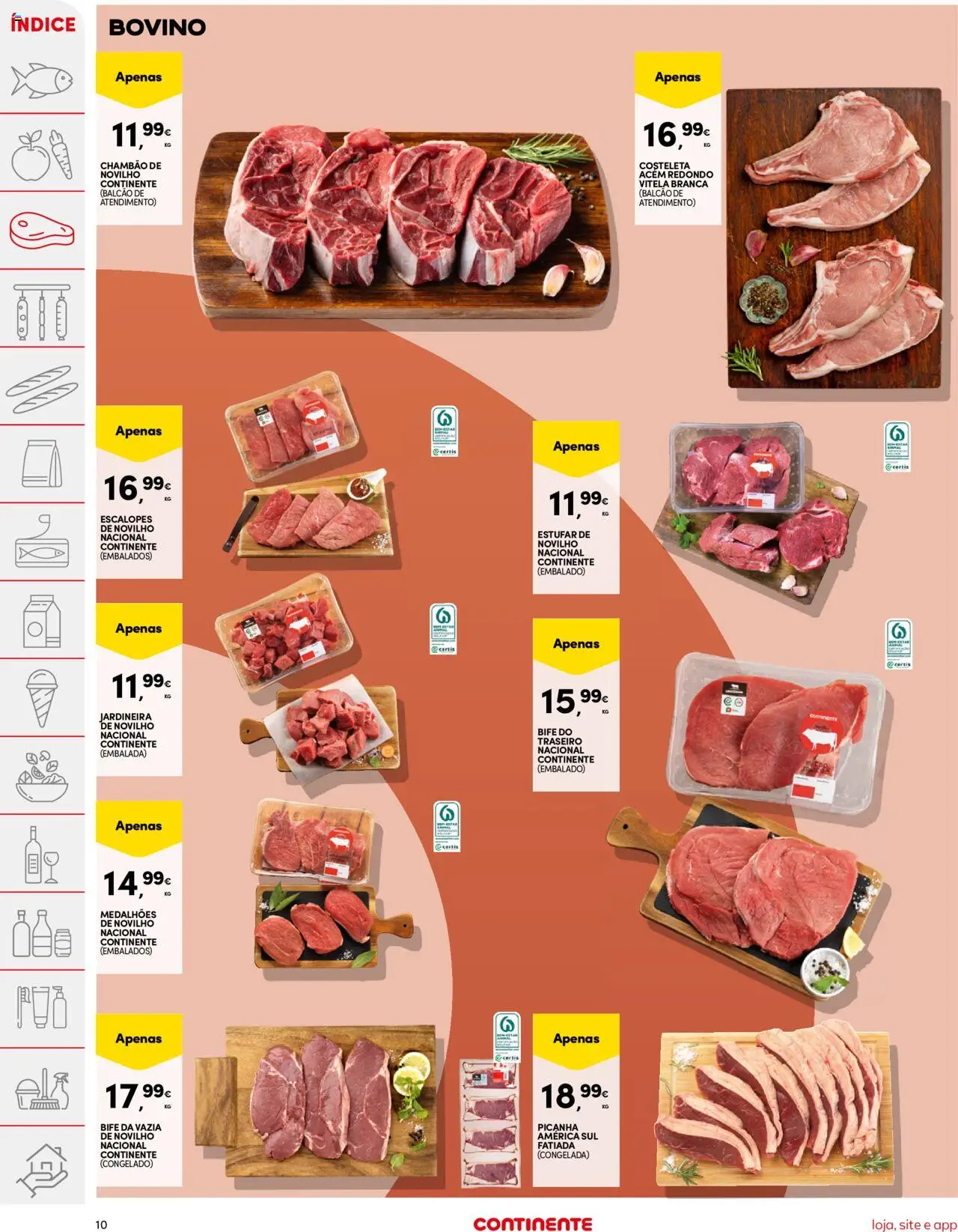 Continente folheto │ válido de 03.06.2025 | Página: 10 | Produtos: Vitela