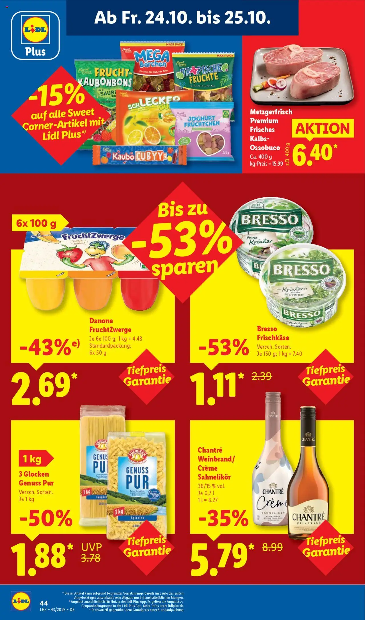 Lidl - Prospekt – gültig ab 20.10.2025 | Seite: 66 | Produkte: Fruchtzwerge, Creme, Chantré, Frischkase
