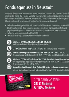 CITTI Markt Vorteilsheft ab 11.09.2025 gültig | Seite: 9 | Produkte: Wasser, Brot, Wein, Fondue