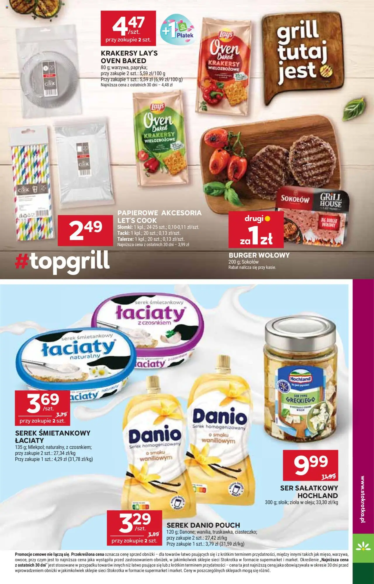 Stokrotka Gazetka - Market od 07.08.2025 | Strona: 5 | Produkty: Serek, Talerze, Lays, Krakersy