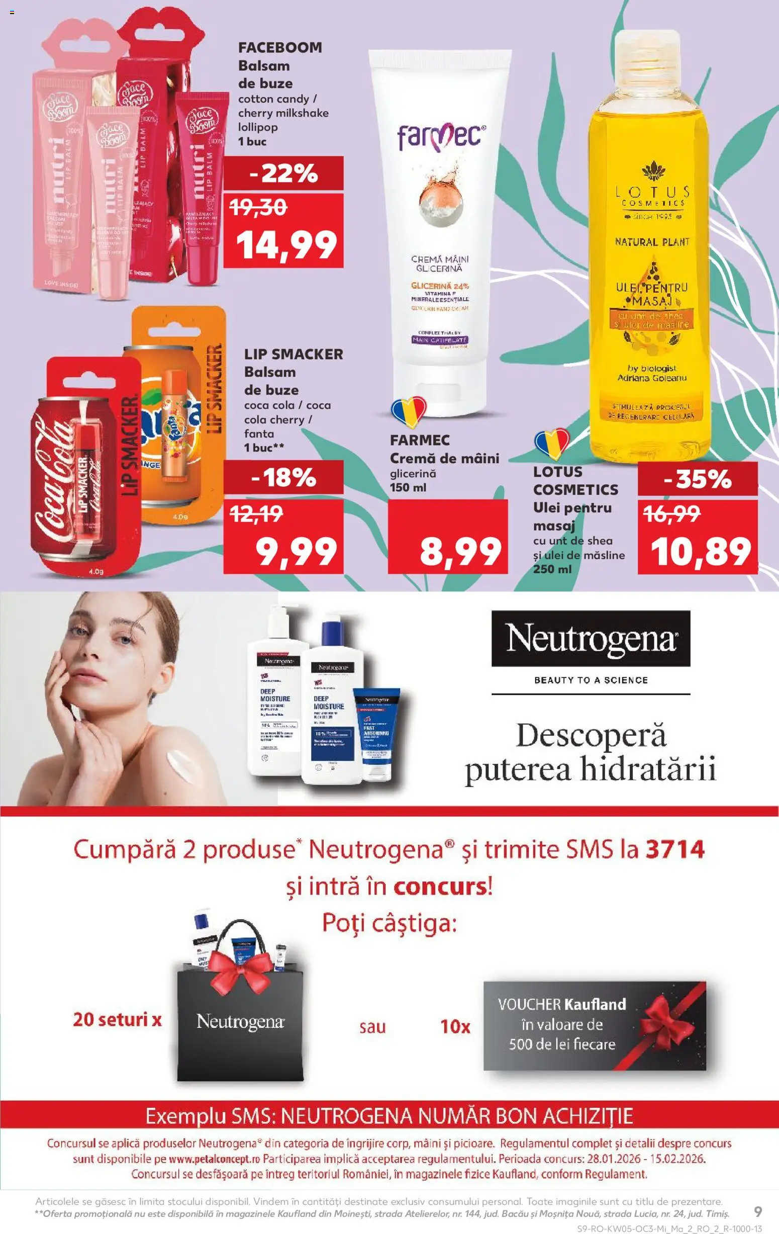 Noul catalog Kaufland – valabil de la 28.01.2026 | Pagină: 9 | Produse: Măsline, Unt, Cremă, Cremă de mâini