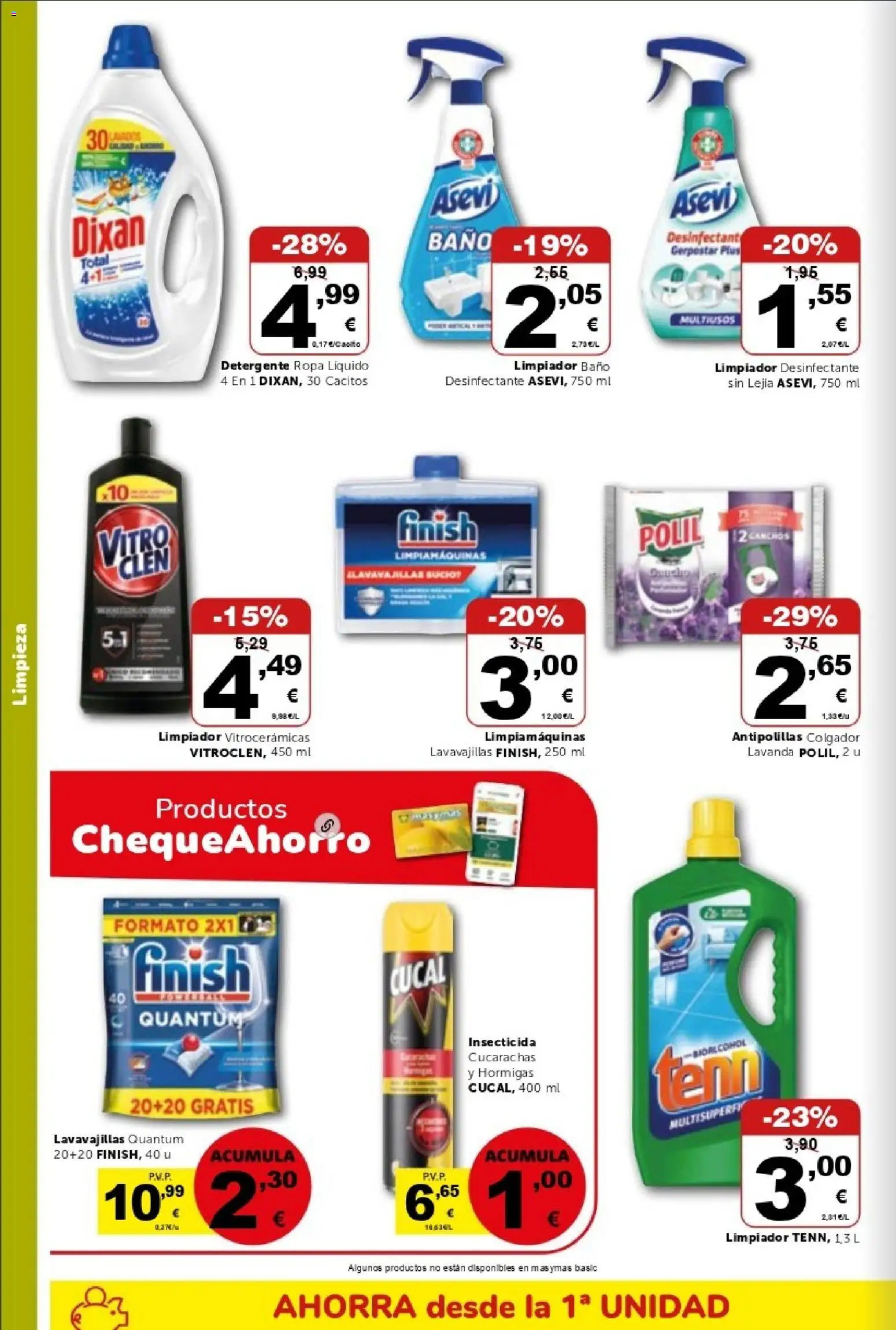 Masymas folleto │ válido desde el 24.04.2026 | Página: 18 | Productos: Detergente, Ropa, Lavavajillas, Baño