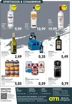CITTI Markt Aktuelle Angebote für Profis ab 11.03.2026 gültig | Seite: 8 | Produkte: Carlsberg, Astra, Gin, Wodka