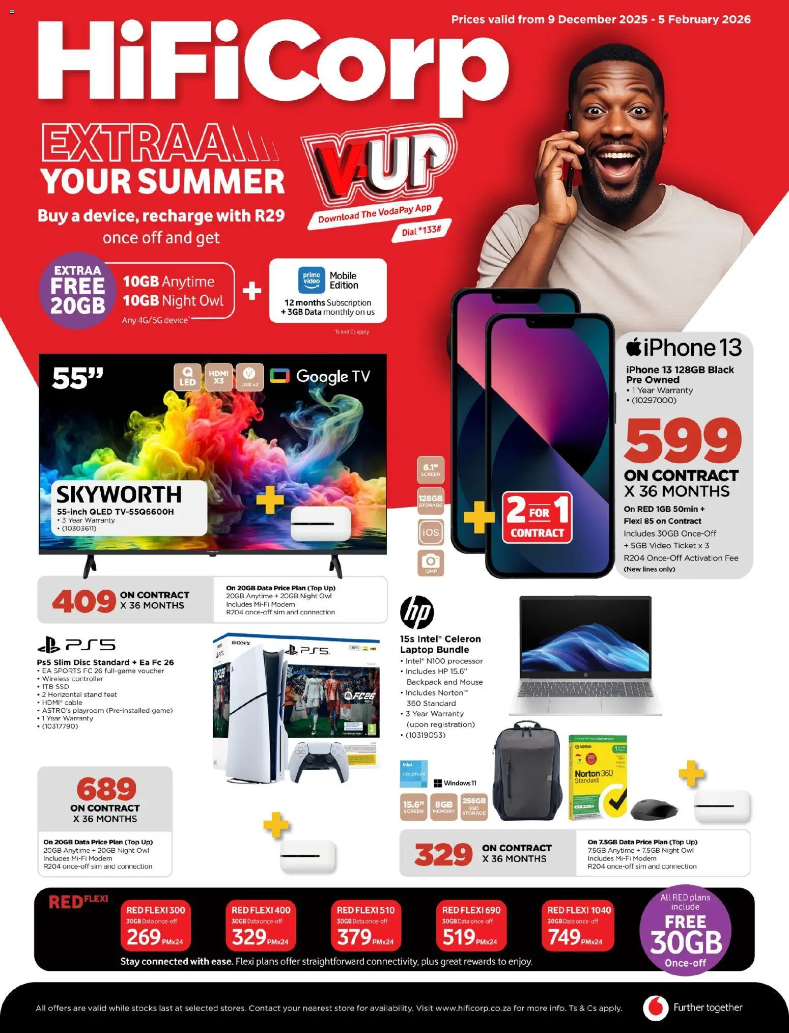 New HiFi Corp catalogue – valid from 09.12.2025 | Page: 1 | Products: Data, Sim, Backpack, TV
