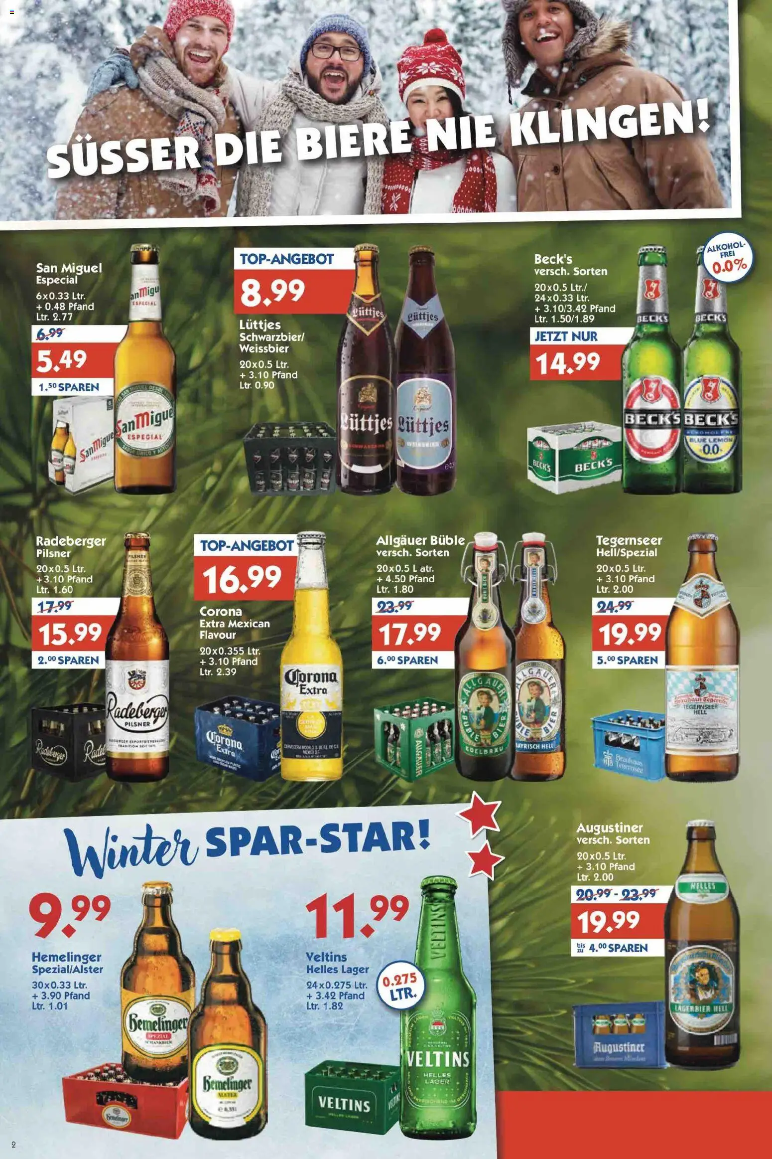 HOL’AB! Prospekt – gültig ab 24.11.2025 | Seite: 2 | Produkte: Bier, Weißbier, Veltins
