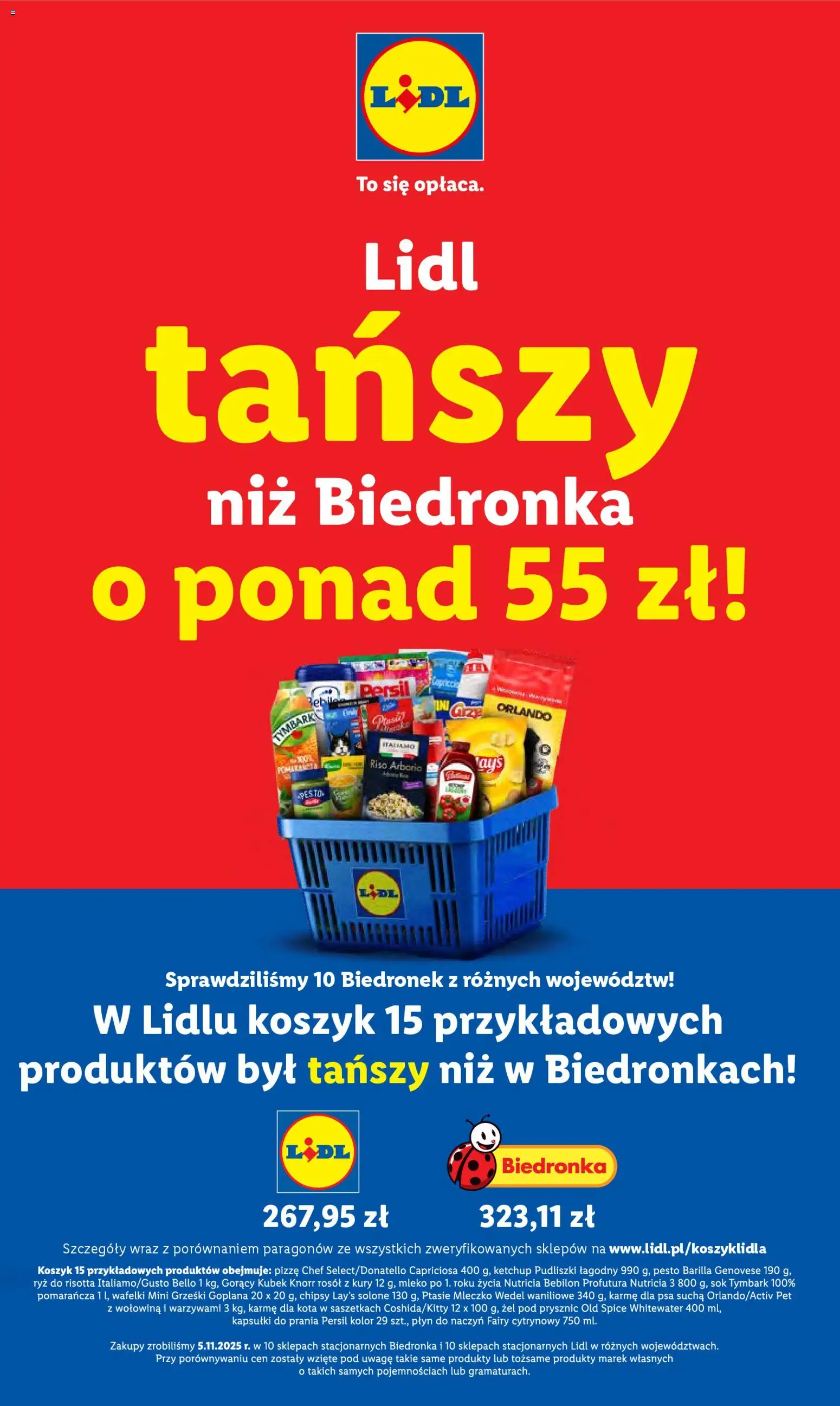Lidl Gazetka od 01.12.2025 | Strona: 16 | Produkty: Sok, Fairy, Żel pod prysznic, Old spice