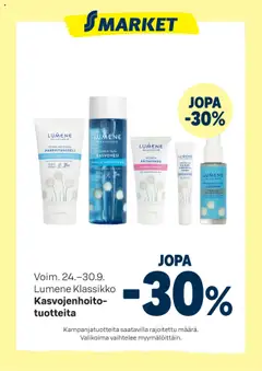 S-market-mainoslehti voimassa 24.09.2025 alkaen