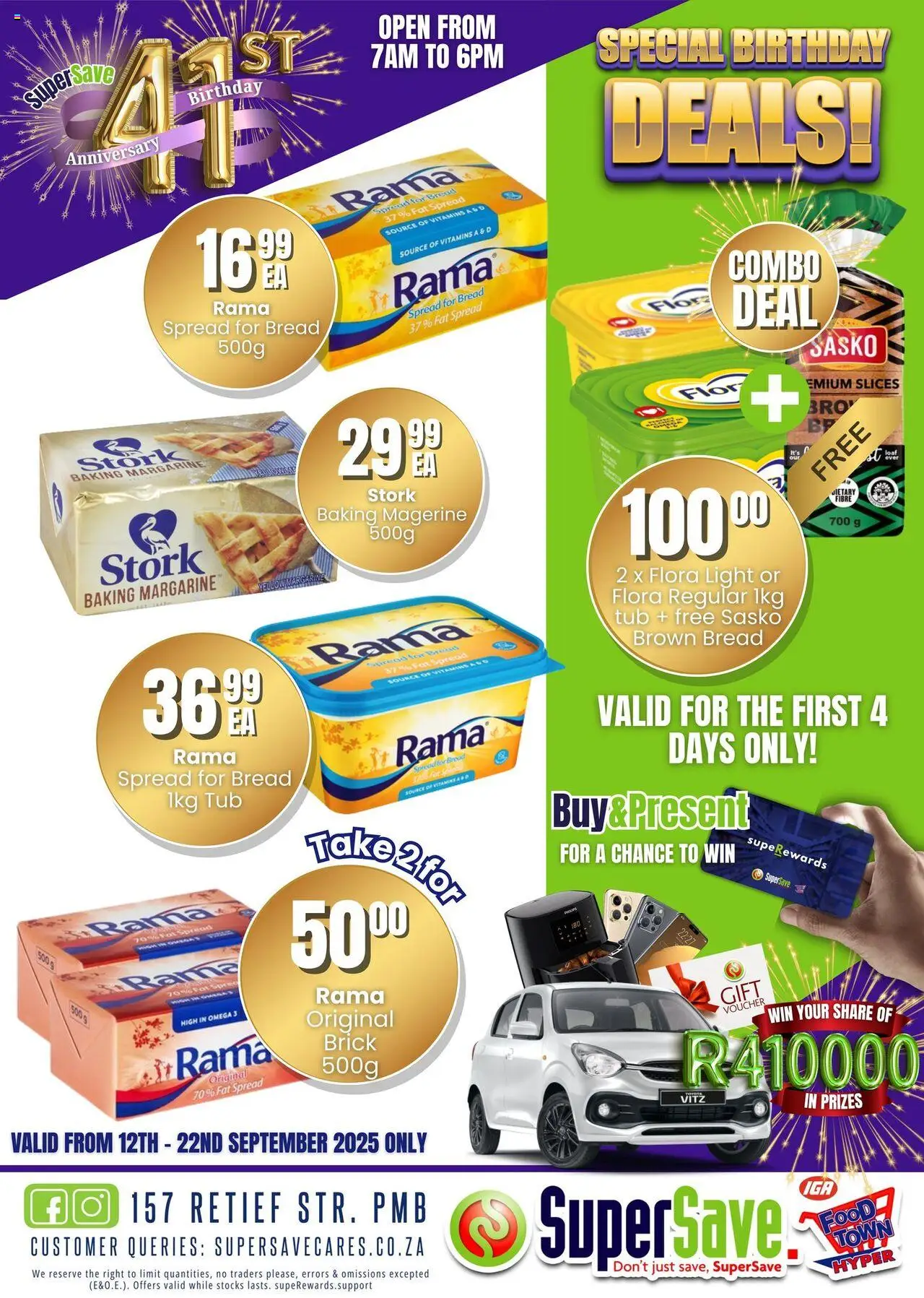 New Super Save catalogue – valid from 16.09.2025 | Page: 13 | Products: Vitamins, Light, Bread, Fat spread