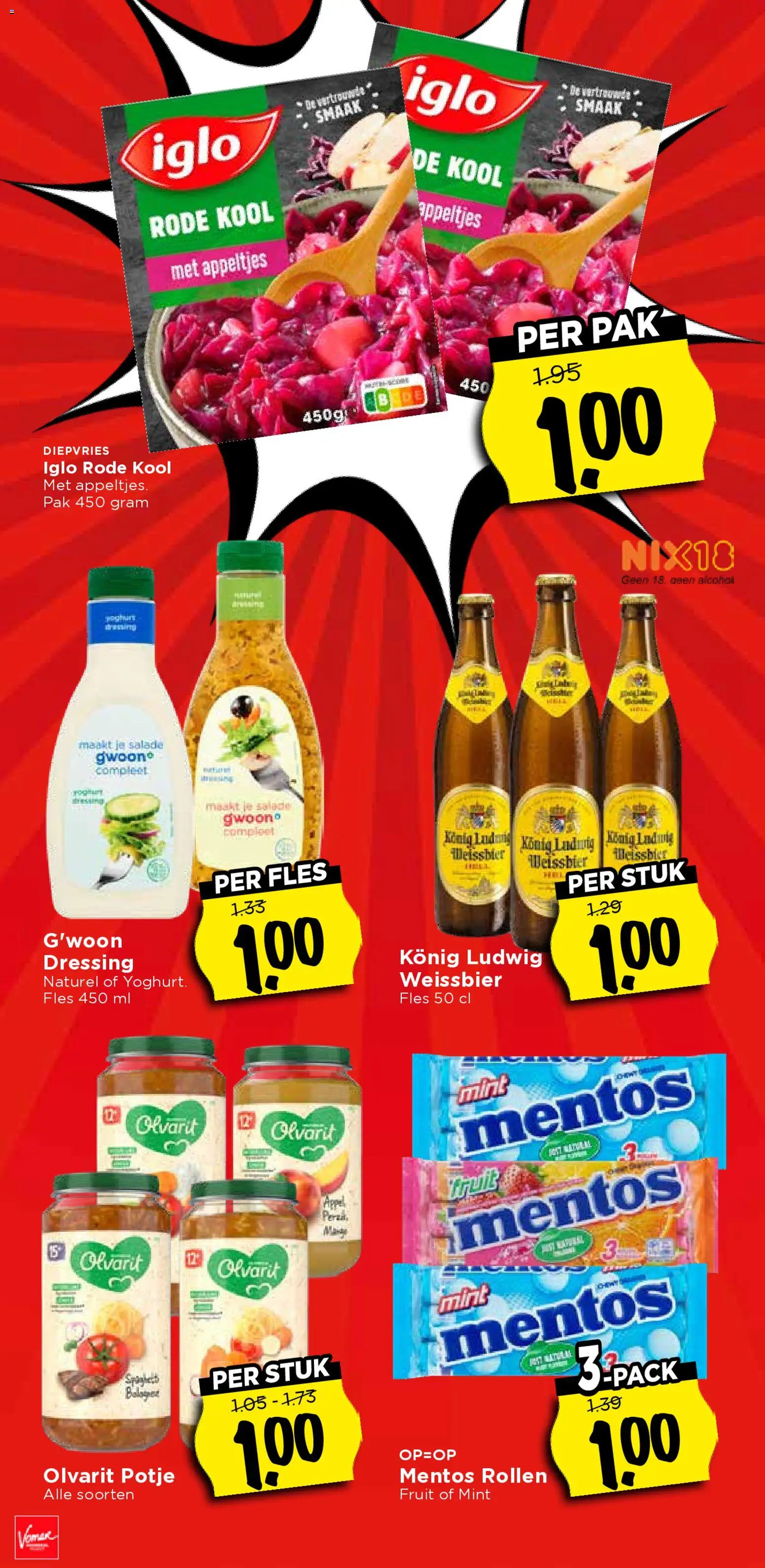 {H1} | Pagina: 31 | Producten: Kool, Fles, Salade, Appel