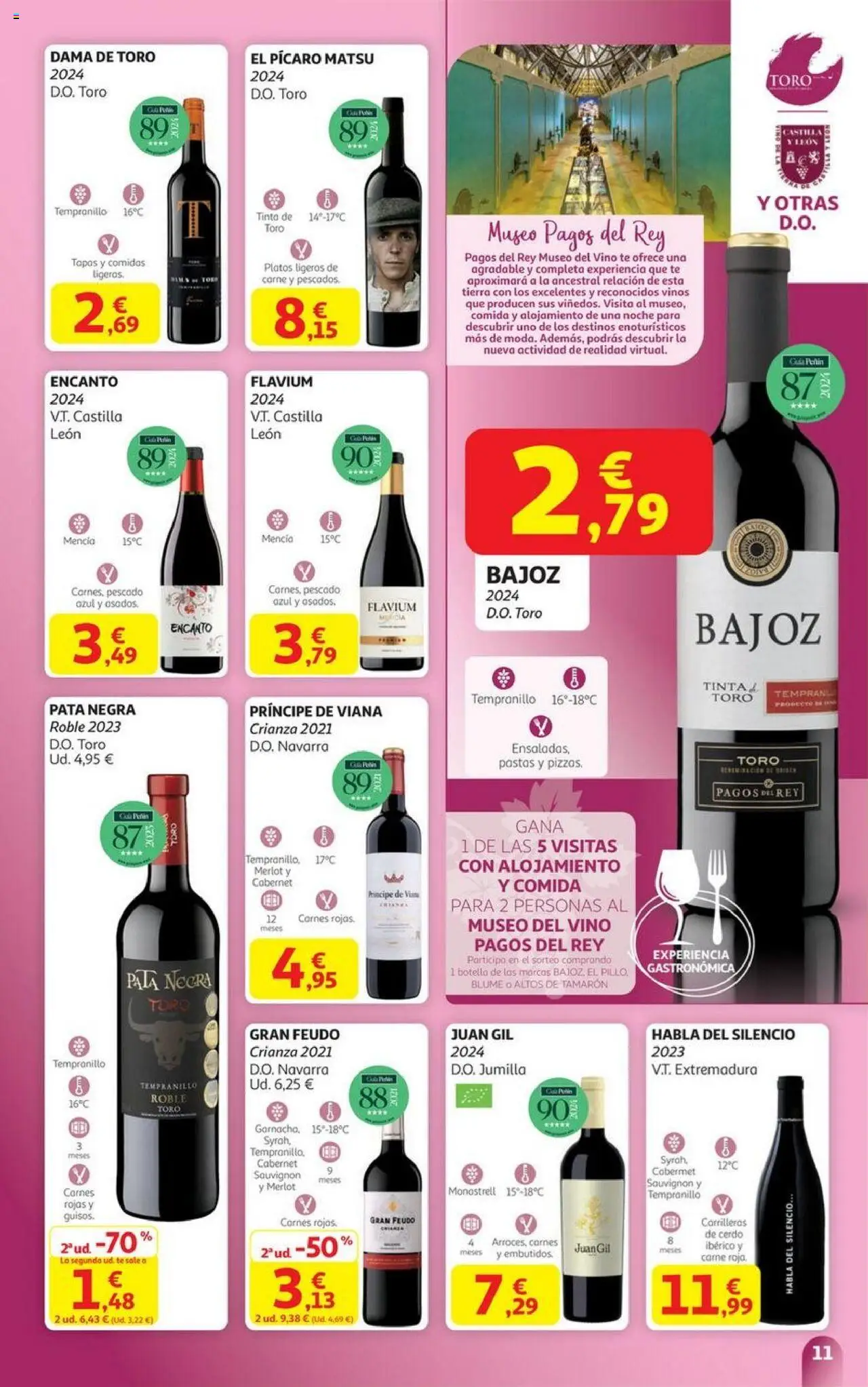 Alcampo - HP Castilla León │ válido desde el 06.10.2025 | Página: 11 | Productos: Vino, Cerdo, Pescado, Té