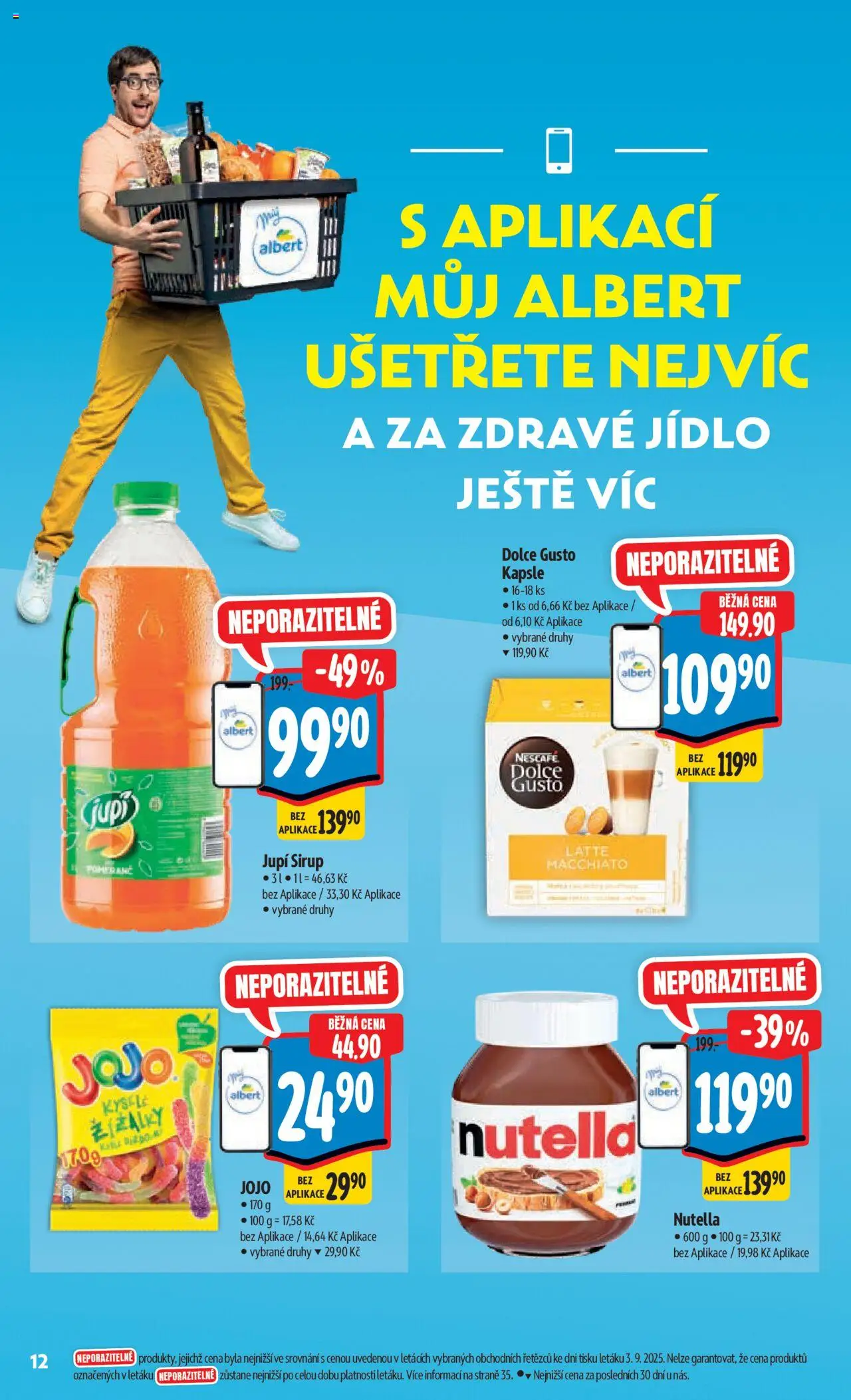 Albert leták - Strakonice od 10.09.2025 | Strana: 16 | Produkty: Kapsle, Sirup, Nescafé, Nutella