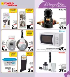 Anteprima del volantino LAMPADA LED A GOCCIA CONAD E27-100W calda/fredda, LED lamp with E27-100W, warm/cold light valido a partire dal 11.02.2026 | Pagina: 29