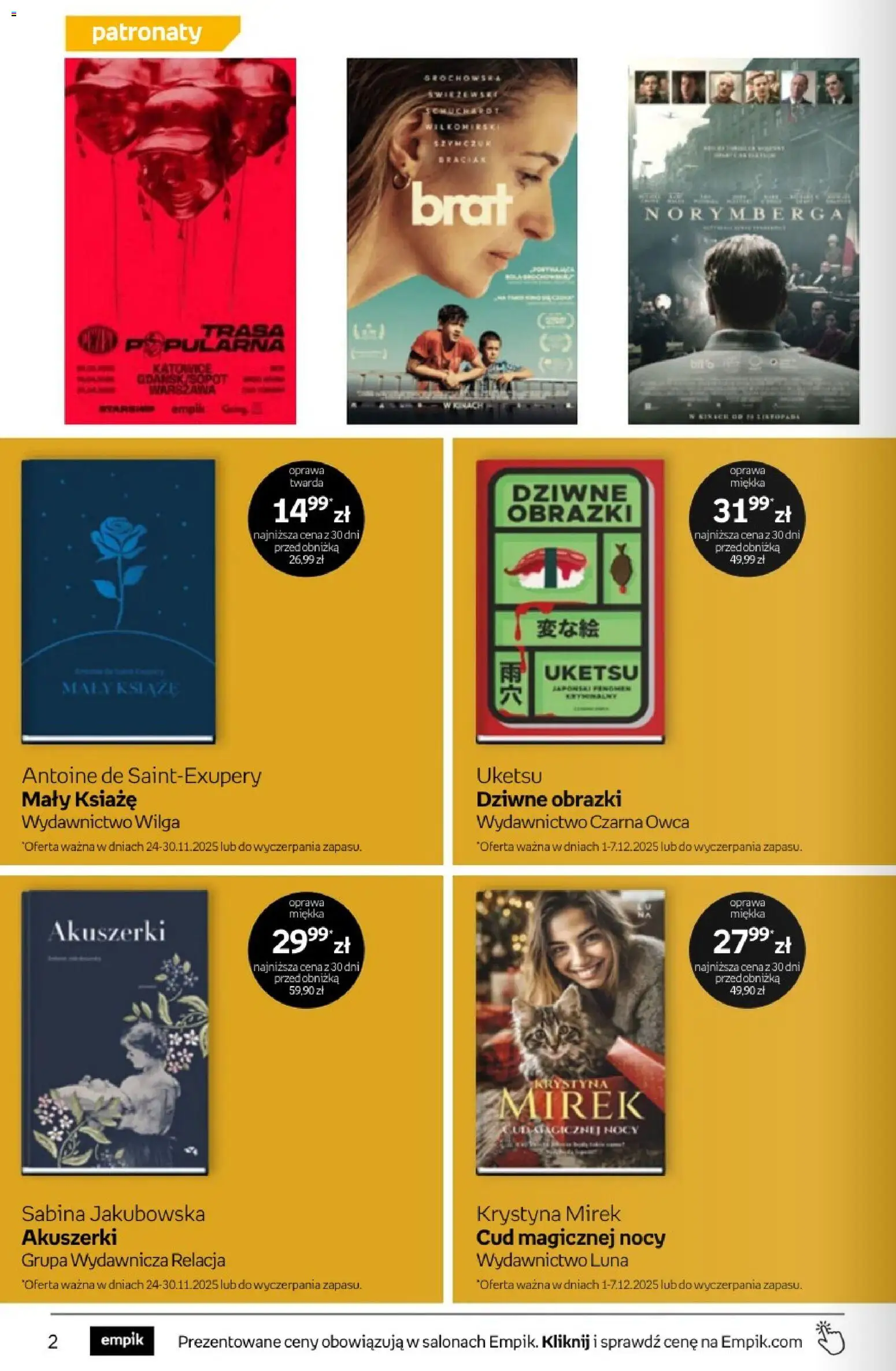 Empik promocje - Tom kultury Książki od 26.11.2025 | Strona: 2