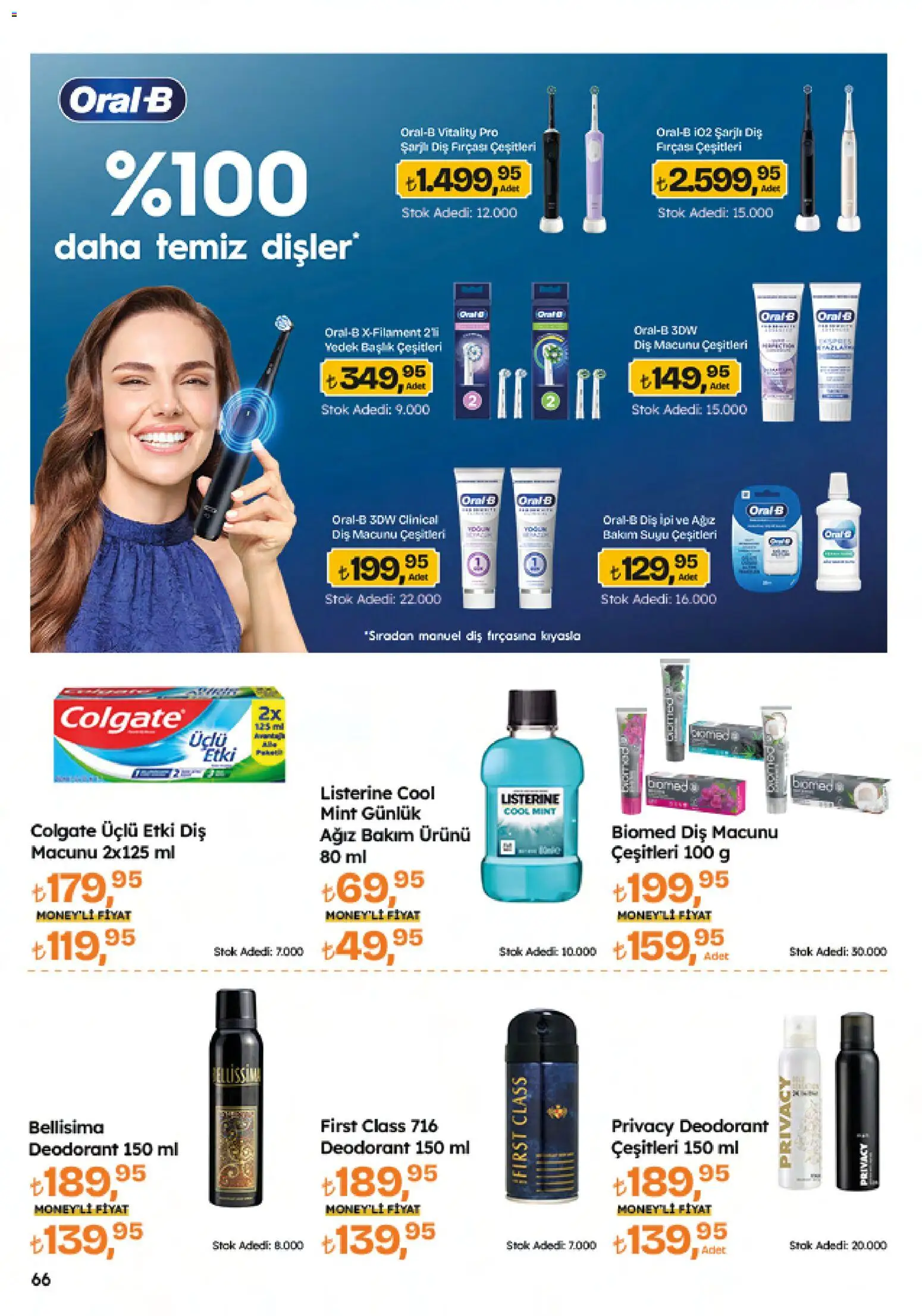 Migros Katalog - 5M Migroskop Dijital - 06.11.2025 tarihinden itibaren geçerlidir | Sayfa: 66 | Ürünler: Deodorant, Diş macunu, Diş fırçası
