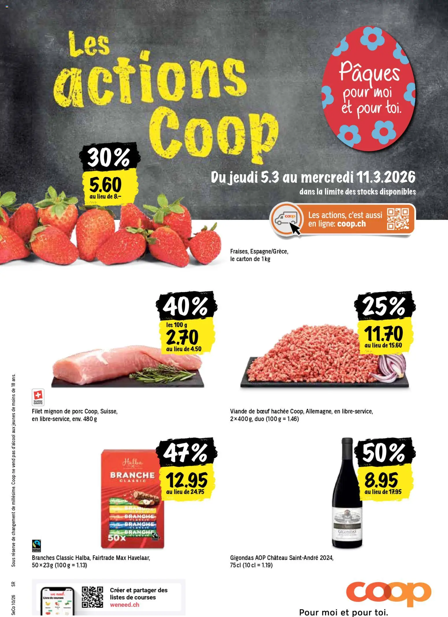 Coop aktionen FR – gültig ab 05.03.2026 | Seite: 1