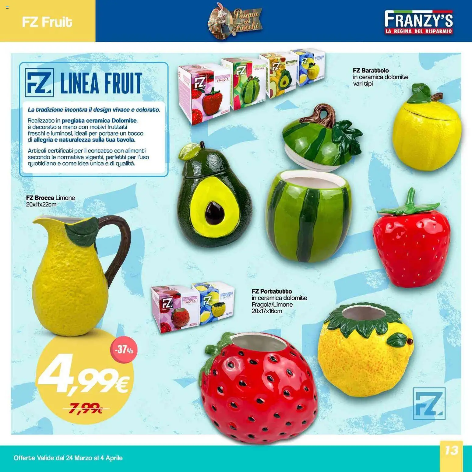Volantino Franzy's del 24.03.2026 | Pagina: 13 | Prodotti: Limone