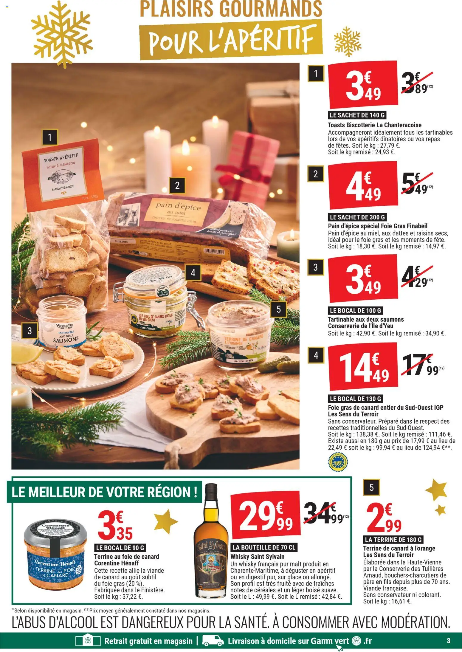 {H1} | Page: 3 | Produits: Whisky, Dattes, Foie Gras de Canard, Foie gras de canard entier