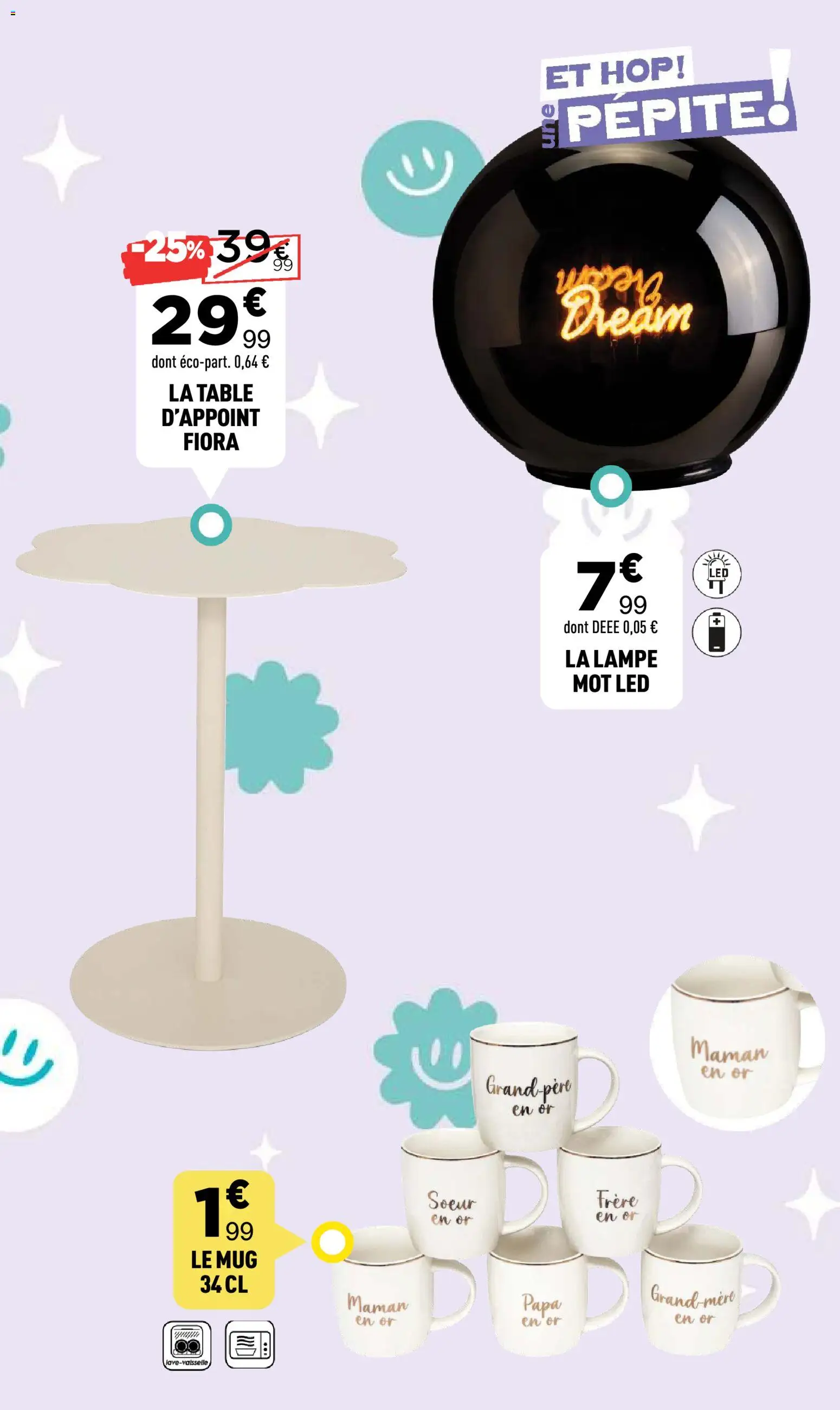 {H1} | Page: 11 | Produits: Table, Lampe