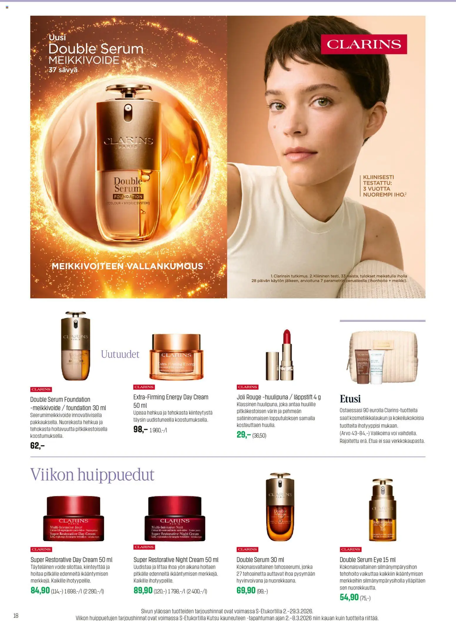 Sokos tarjoukset – voimassa 02.03.2026 alkaen | Sivu: 18 | Tuotteet: Huulipuna, Voi