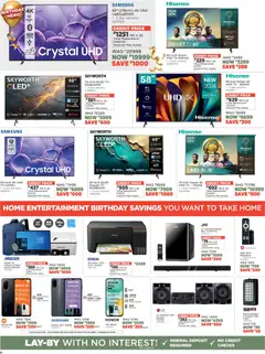 House and Home specials catalogue – valid from 13.04.2026 | Page: 6 | Products: Audio, Tank, TV, Battery
