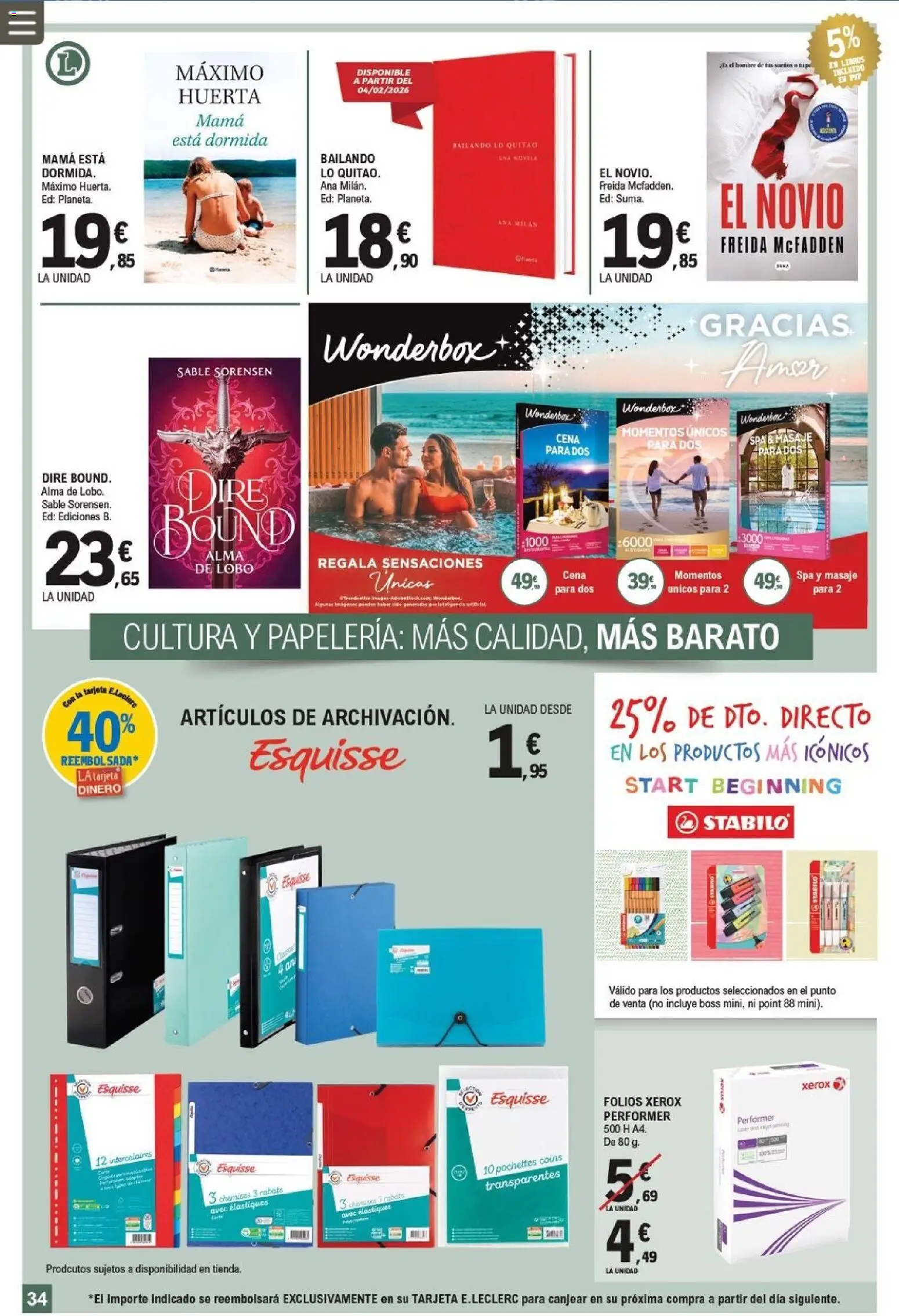 E.Leclerc folleto │ válido desde el 04.02.2026 | Página: 34