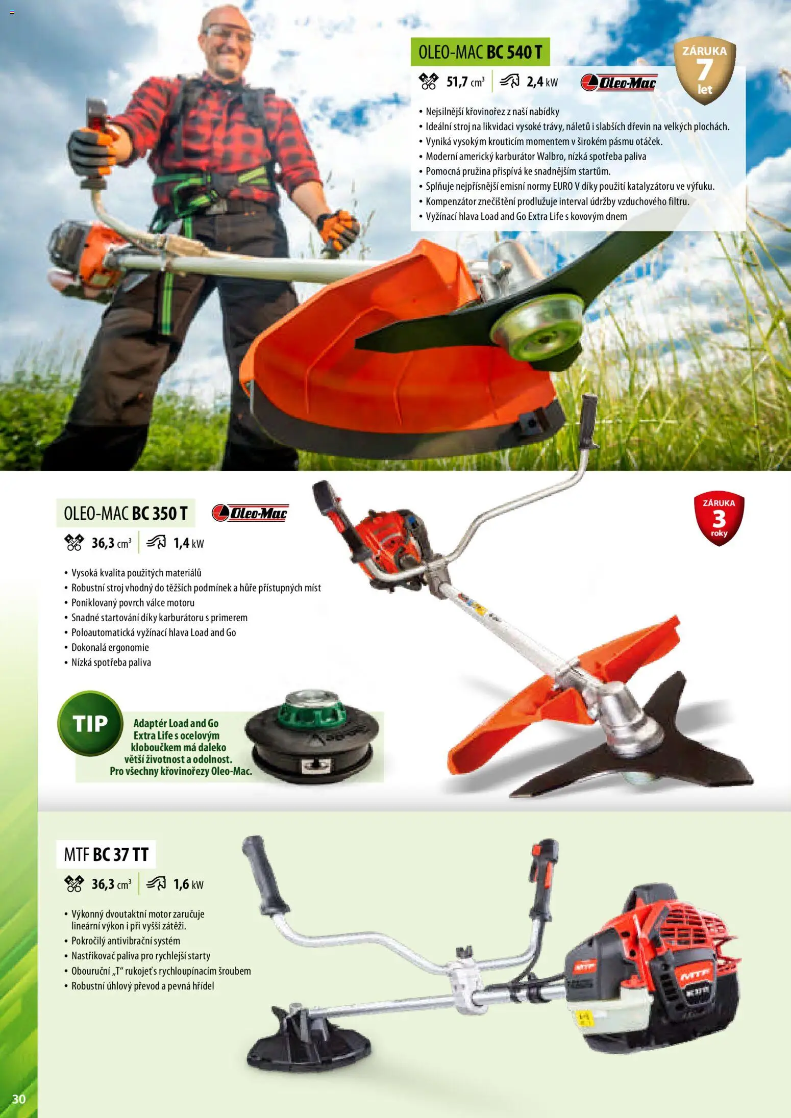 Mountfield katalog od 02.04.2026 | Strana: 30 | Produkty: Adaptér, Křovinořez