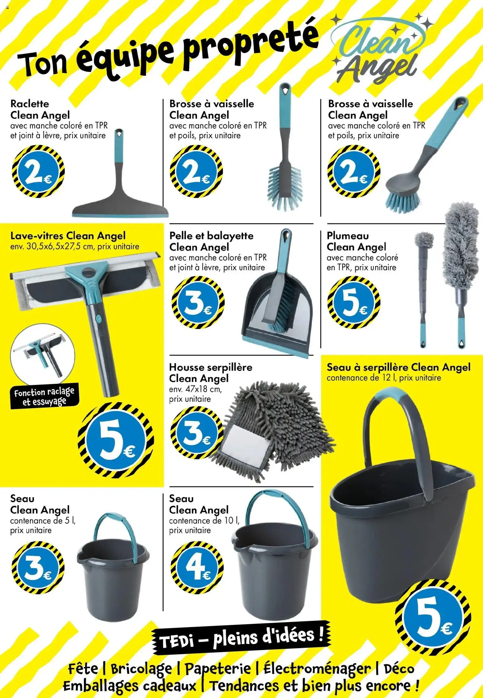 {H1} | Page: 21 | Produits: Brosse, Raclette, Serpillère