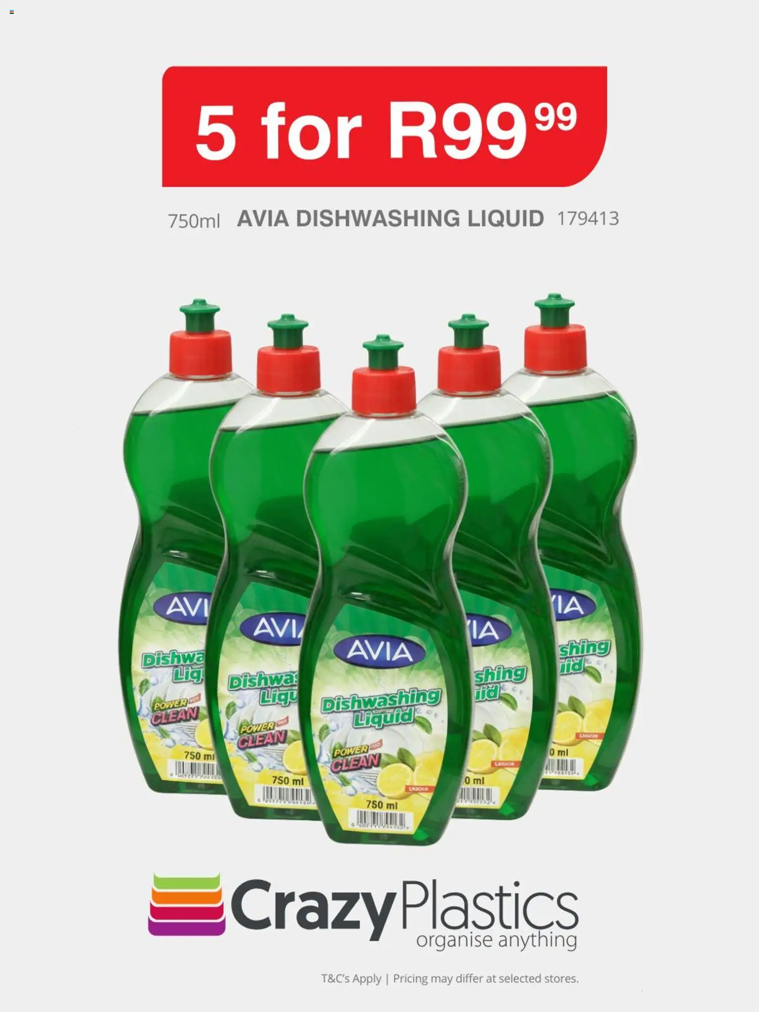 New Crazy Plastics catalogue – valid from 15.02.2026 | Page: 1 | Products: Dishwashing liquid