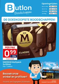 Butlon folder - Voorbeeld van een folder van Butlon, geldig van 30.03.2026