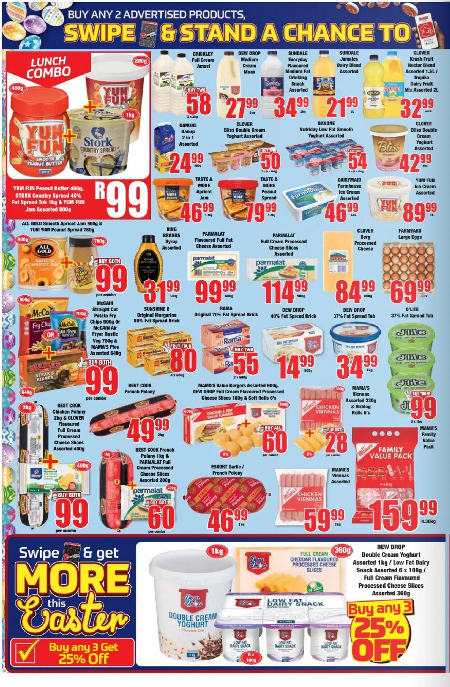 New Boxer catalogue – valid from 23.03.2026 | Page: 4 | Products: Margarine, Chips, Fat spread, Garlic