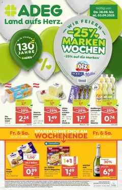 Vorschau von dem Prospekt - ADEG Flugblatt gültig ab 28.08.2025