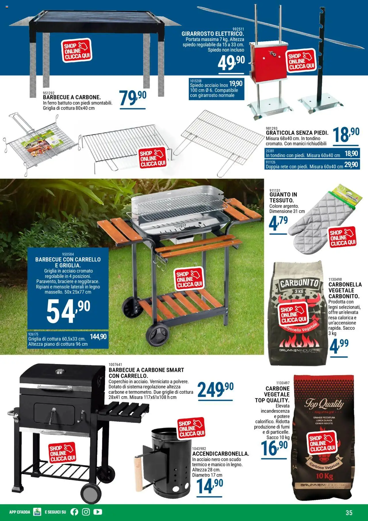 Volantino CFadda del 07.04.2025 | Pagina: 35 | Prodotti: Barbecue, Carrello, The, Griglia