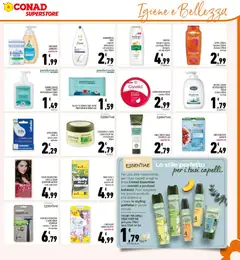 Anteprima del volantino CREMA VISO E CORPO CONAD ESSENTIAE, elasticizzante 200ml valido a partire dal 08.04.2026 | Pagina: 29 | Prodotti: Shampoo, Crema, Colorazione capelli, Olio