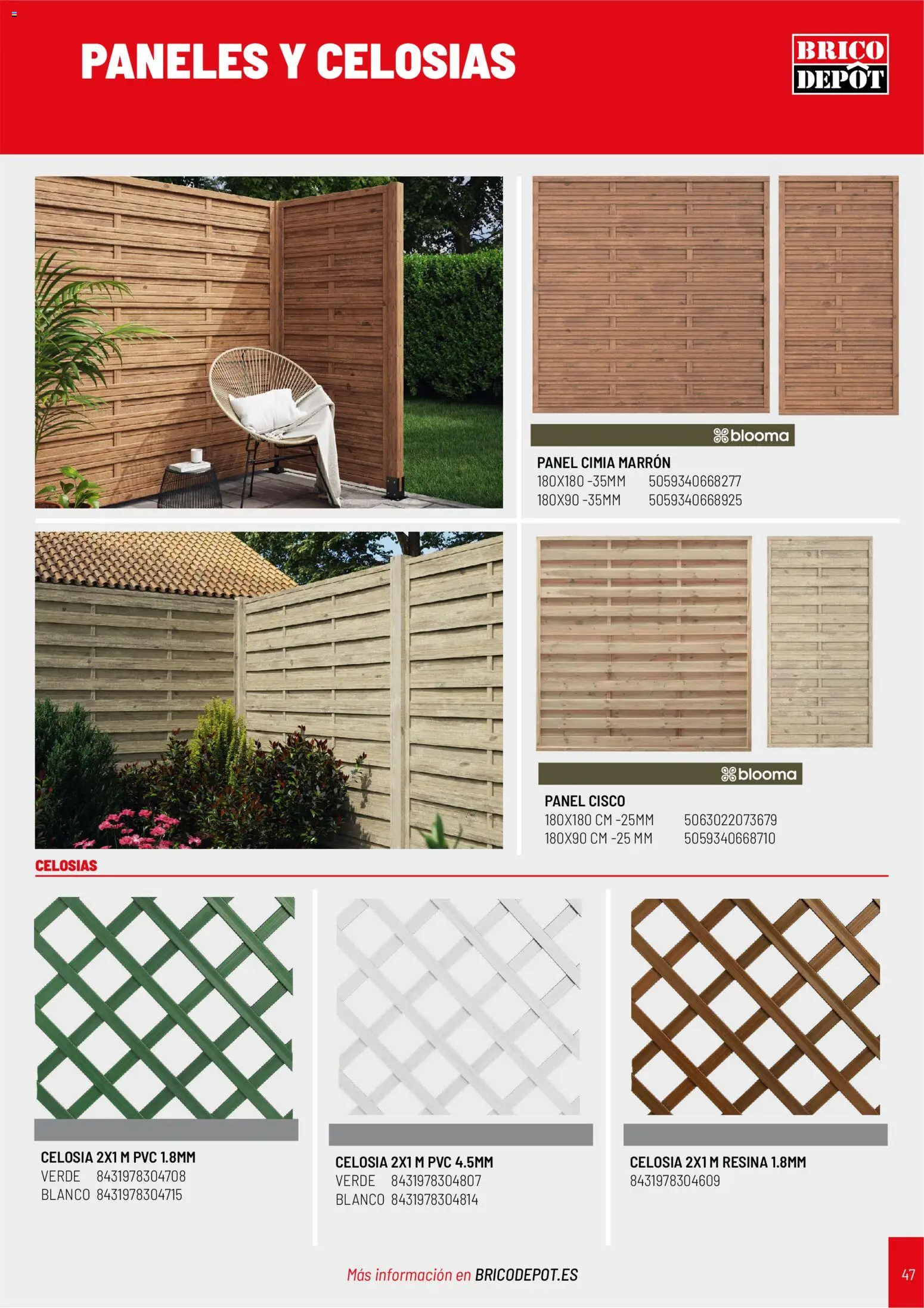 Brico Depôt folleto Jardín 2026 │ válido desde el 02.04.2026 | Página: 47