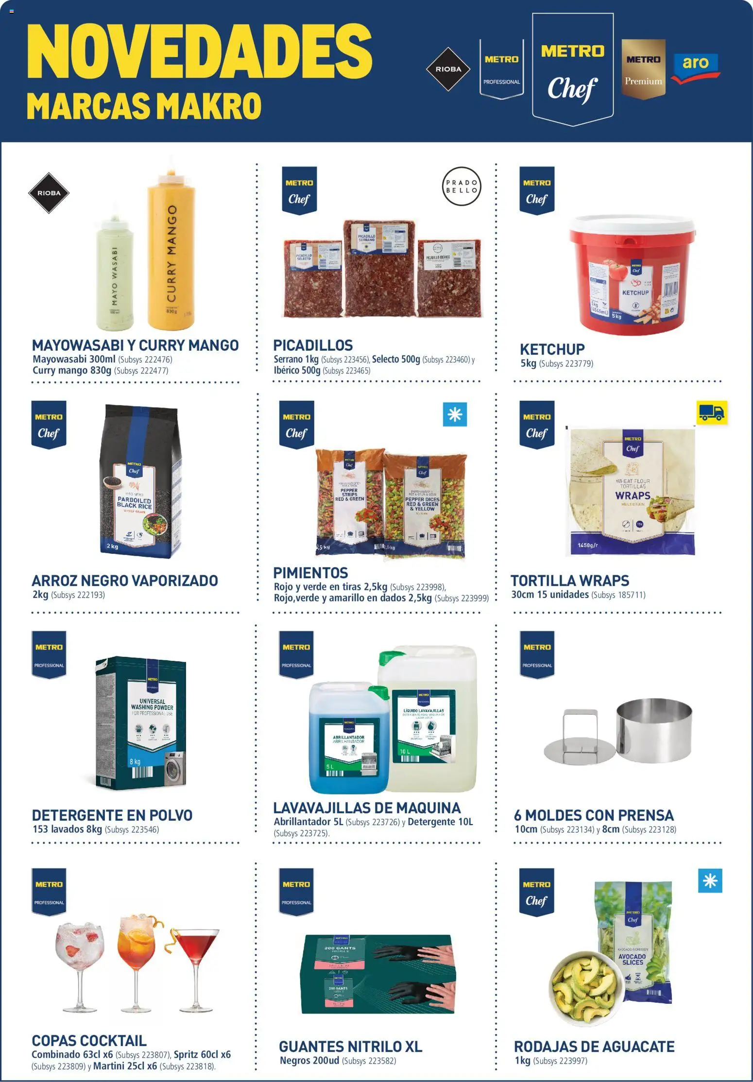 Makro catálogo │ válido desde el 02.01.2026 | Página: 1 | Productos: Guantes, Lavavajillas, Ρούτερ, Prensa