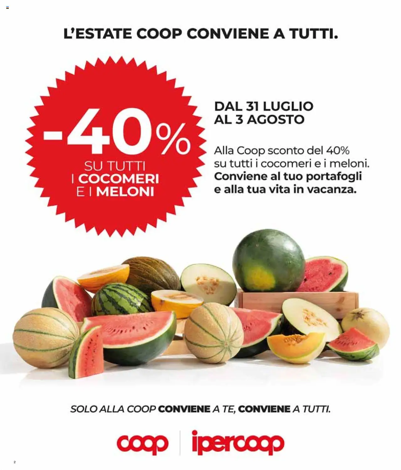 Volantino Ipercoop del 31.07.2025 | Pagina: 2