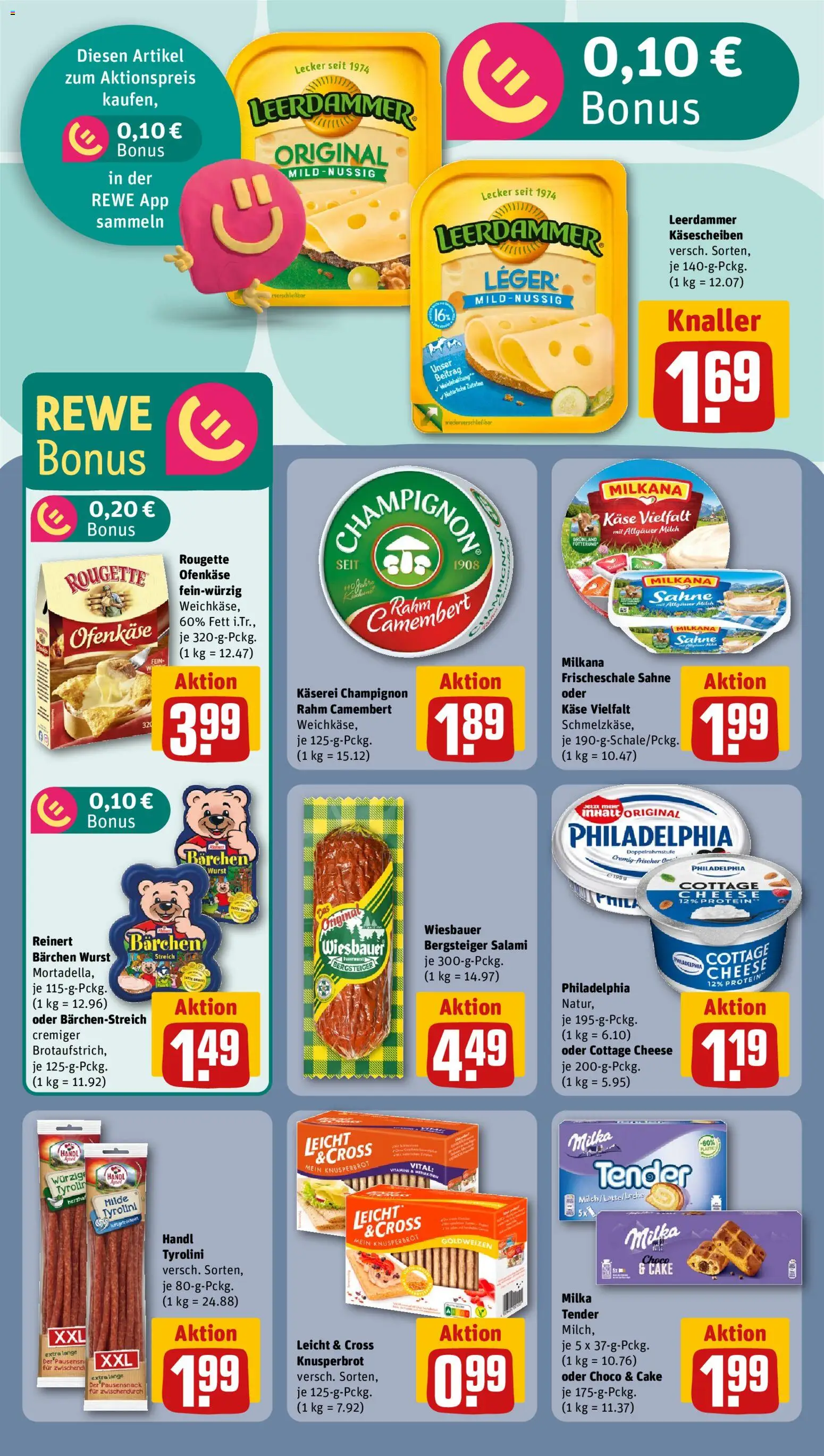 Rewe ihr Kaufpark Prospekt 	 – gültig ab 10.11.2025 | Seite: 10 | Produkte: Milch, Rougette ofenkase, Leerdammer, Wurst