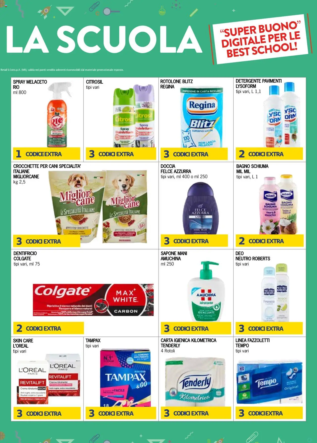 Volantino bennet del 25.09.2025 | Pagina: 43 | Prodotti: Sapone, Spray disinfettante, Fazzoletti, Doccia